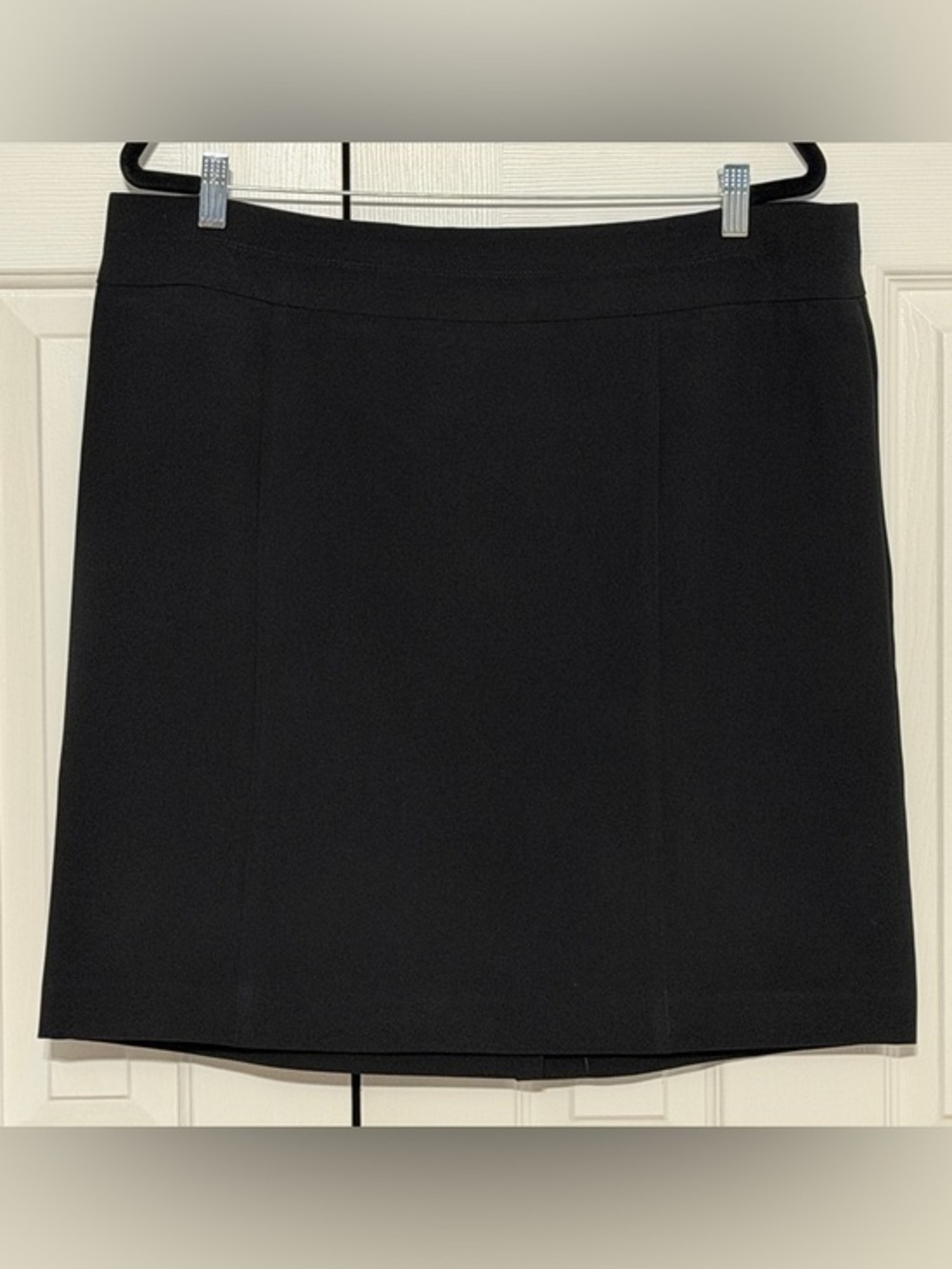 George Black Pencil Skirt Fully Lined Back Zip Career Size 18